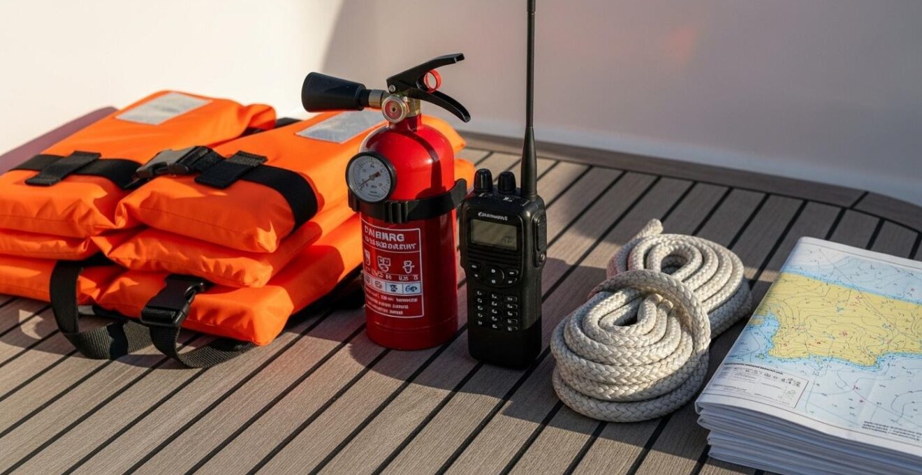 Équipement de sécurité indispensable pour une sortie côtière en bateau