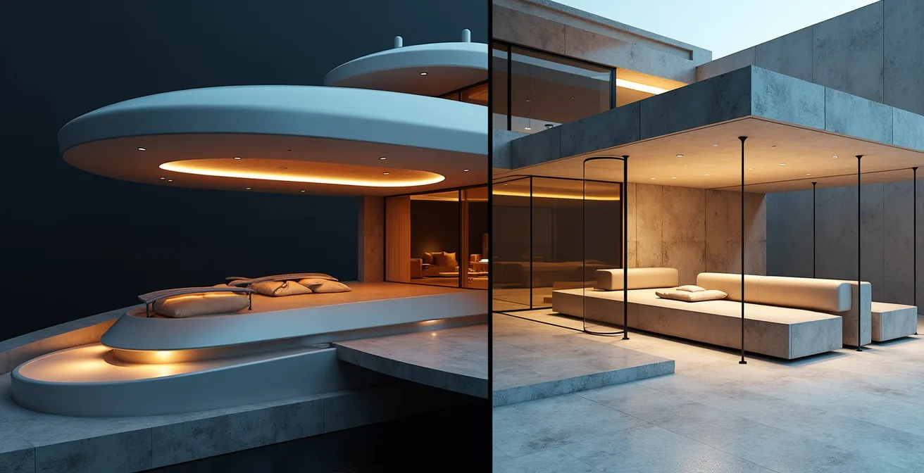 Comparaison visuelle de l'évolution du design des catamarans à moteur